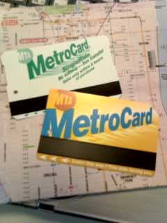 地下鉄のメトロカード